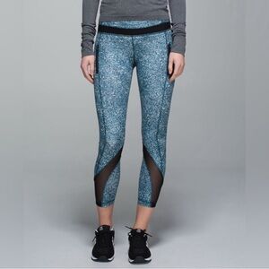 Lululemon Inspire Tight II *Full-On Luxtreme Size 12, pebble print/black